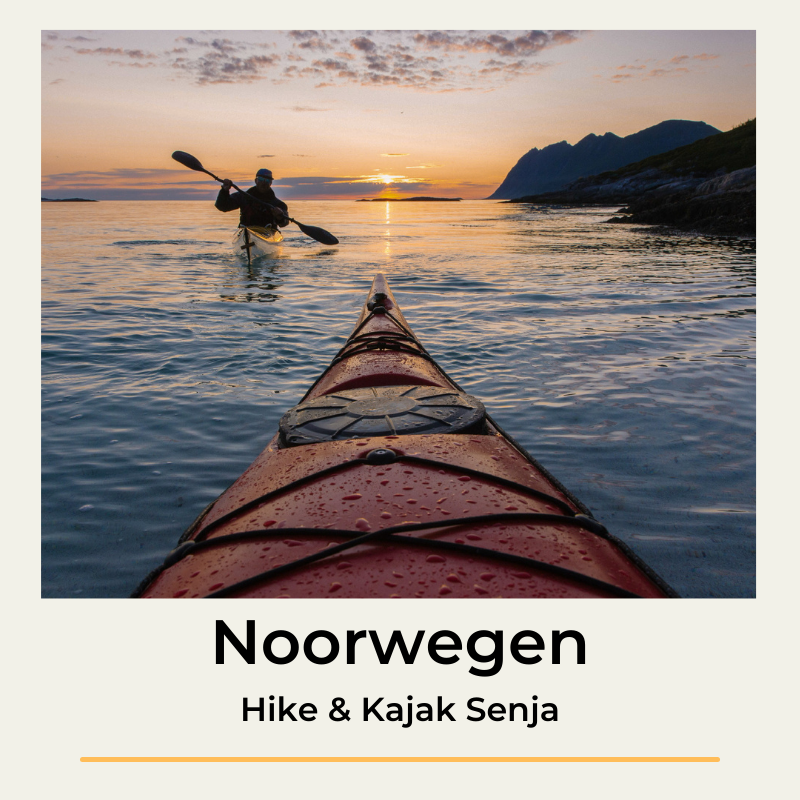 Noorwegen Hike & Kajak Senja The Wildlinger wandelen hiken kajakken